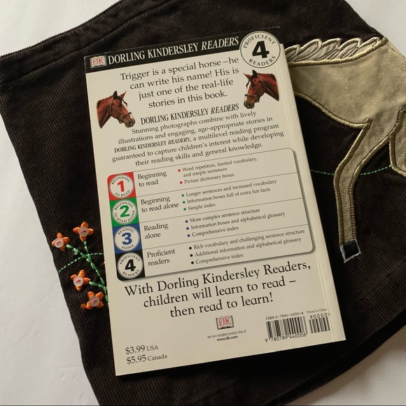 LANDS’ END Horse Skirt & Horse Heroes Book, Equine Bundle, Girls Size 4 - Picture 9 of 10